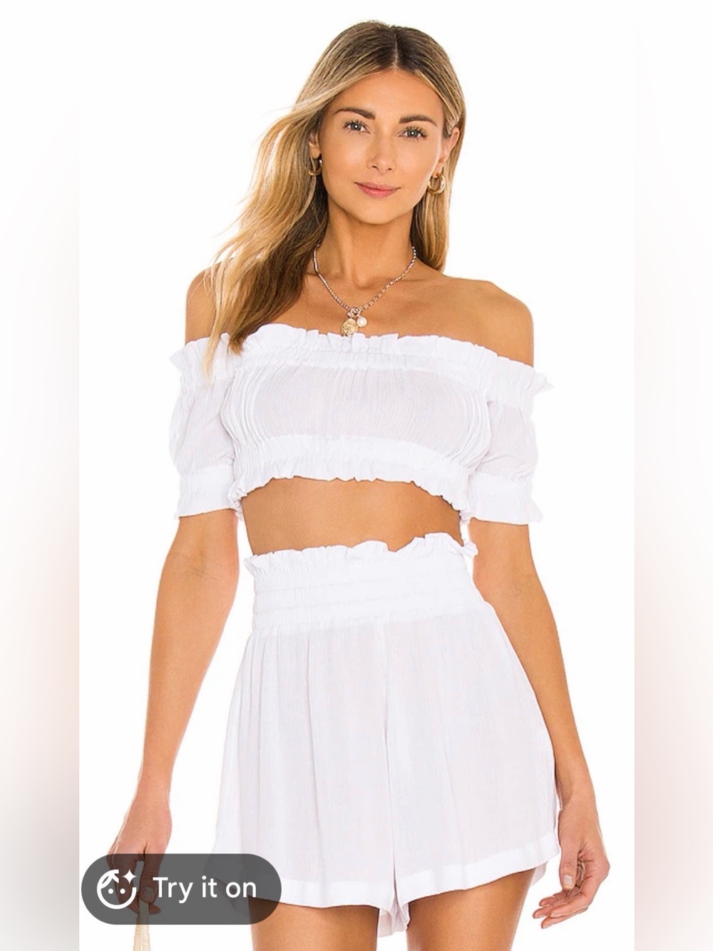 Lovers & friends innika top & matching short set